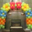 Flower Themed Balloon Arch