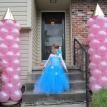 Princess Themed Balloon Columns